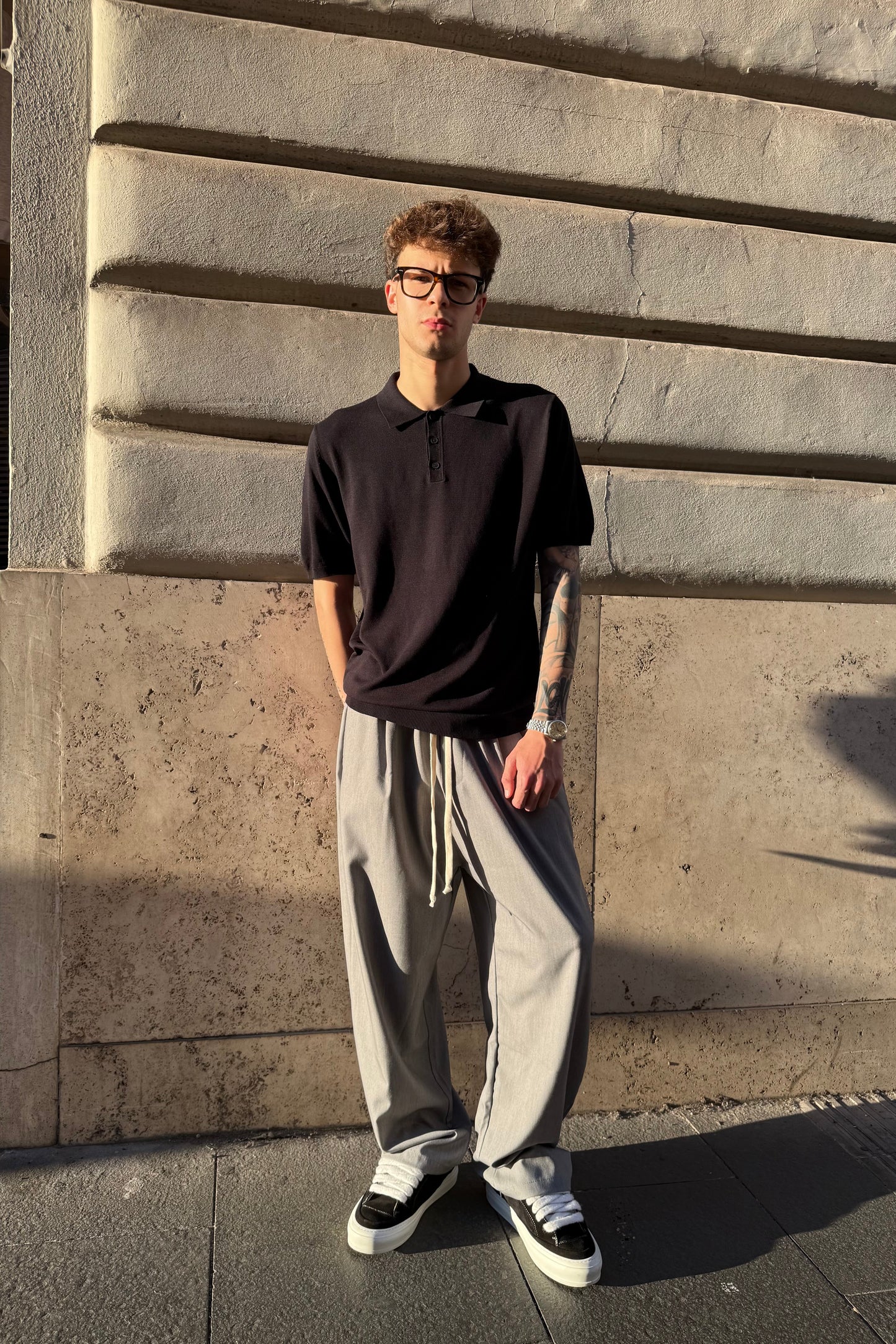 Pantalón Elegante - Gris