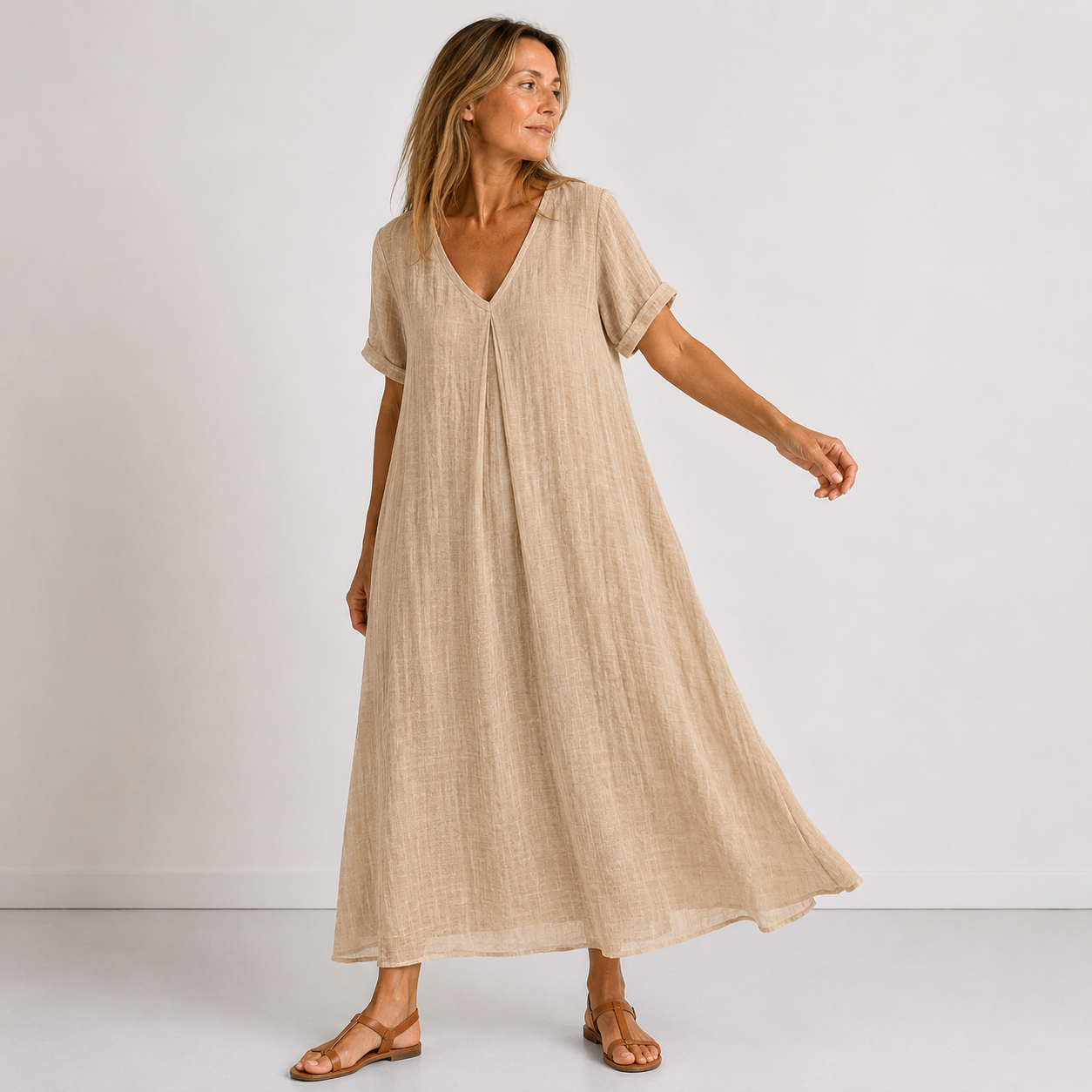 Maxi Lino - Vestido