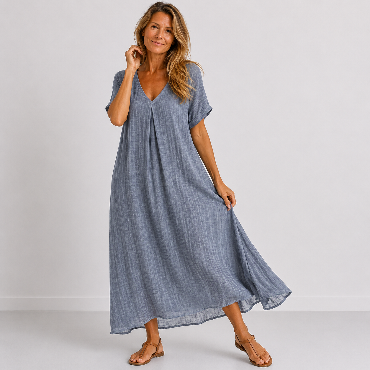 Maxi Lino - Vestido