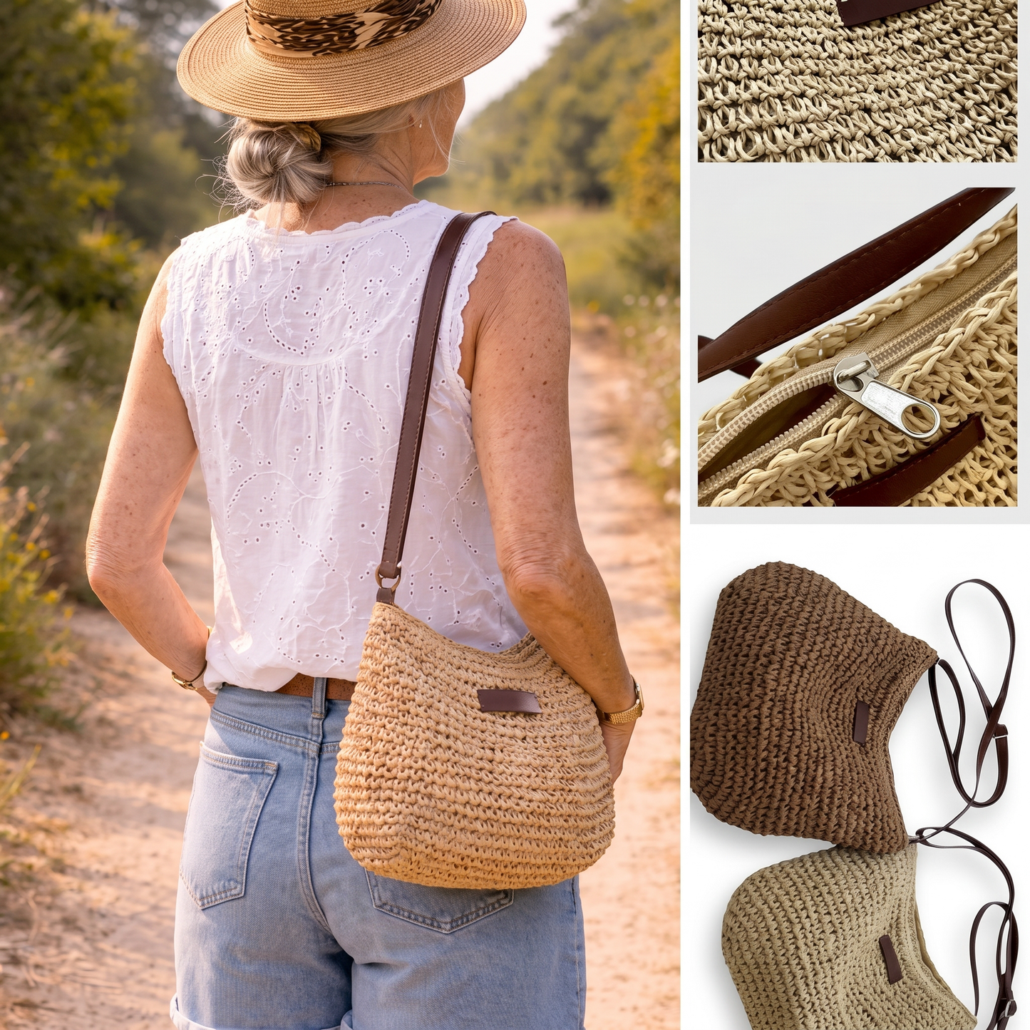 Sandey - Bolso trenzado elegante